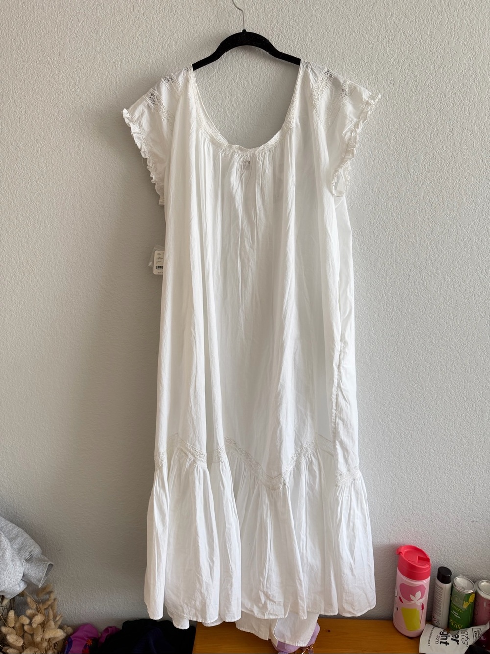 NWT Free People Aster Midi Dress Flowy Boho Cottagecore Beach Swim Coverup S - Picture 7 of 10